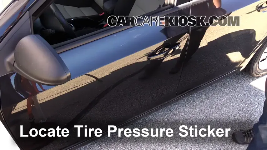 2014 Chevrolet Cruze LS 1.8L 4 Cyl. Sedan (4 Door) Tires & Wheels Check Tire Pressure